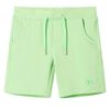 vidaXL Bērnu &scaron;orti, fluo zaļi, 128