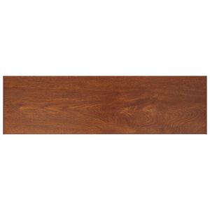 vidaXL Logu palodze Brūna koks 120 x 40 x 4,5 cm PVC