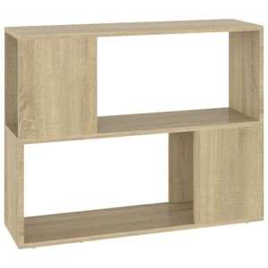 vidaXL TV plaukts, ozolkoka krāsa, 80x24x63 cm, inženierijas koks