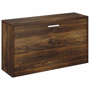 vidaXL apavu plaukts, dūmakains ozols, 80x24x45 cm, inženierijas koks