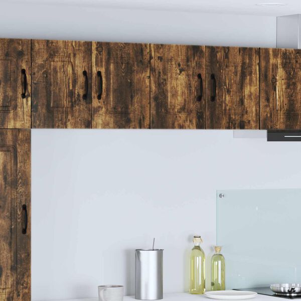 vidaXL Virtuves Skapis Kalmar 2 pcs Dūmaka ozols 60 x 31 x 40 cm