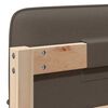 vidaXL Mīkstināts gultas galvgalis Brūns un Taupe 75 cm