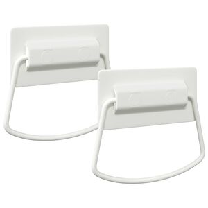 vidaXL Kabineta rokturi 2 gab. Balts 85 x 45 mm Metāls