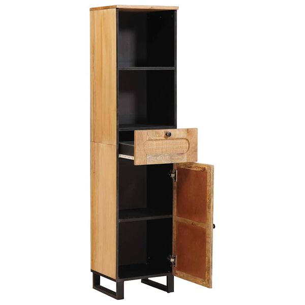 vidaXL Vannas istabas skapītis ar plauktu Brūna 38 x 33 x 160 cm