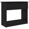 vidaXL konsoles galds ar atvilktnēm, melns, 85,5x38,5x74,5 cm