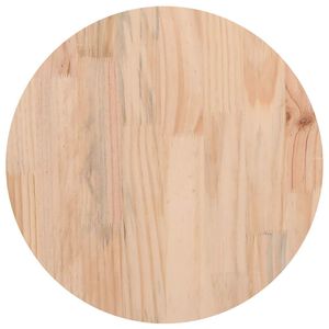 vidaXL galda virsma, &Oslash;30x3 cm, apaļa, priedes masīvkoks