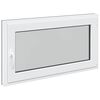 vidaXL Pagraba logs RISOR 110 x 50 cm PVC un stikls Antracīta