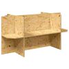 vidaXL terrārija pamats Brūna 100 x 50 x 50 cm OSB