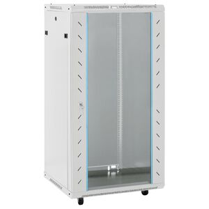 vidaXL 22U servera skapis ar ritenī&scaron;iem, 19", IP20, 60x60x120 cm