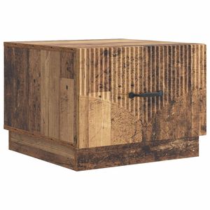 vidaXL Kafijas galdiņ&scaron; Vecs koks 49 x 50 x 37 cm Inženierijas koks