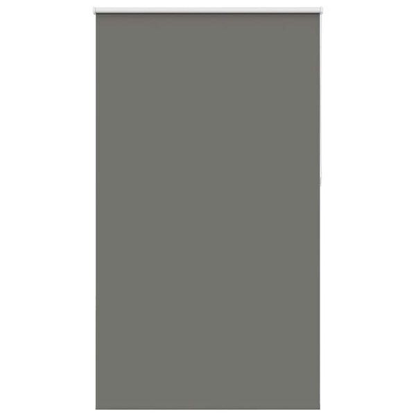 vidaXL Rullo žalūzija Blackout pelēks 140x210cm Auduma platums 136,6cm