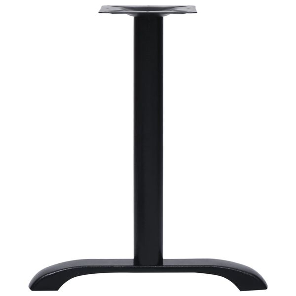 vidaXL Bistro Galda Kājas 2 gab Melns 61x8x72 cm Čuguns