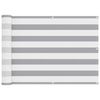 vidaXL Balkona ekrāns Gai&scaron;i pelēks un balts 75 x 200 cm