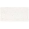 vidaXL galda virsma, balta, 100x60x2,5 cm, priedes masīvkoks