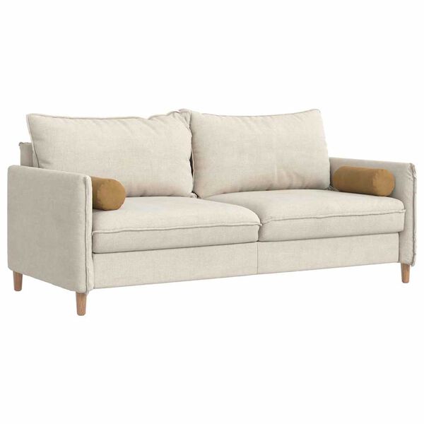 vidaXL Spilveni 2 pcs Brūna Ø 15 x 40 cm Korduroja audums