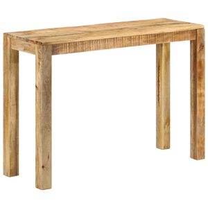 vidaXL konsoles galdiņ&scaron;, 110x35x76 cm, neapstrādāts mango koks