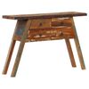 vidaXL konsoles galdiņš, 110x30x75 cm, pārstrādāts masīvkoks