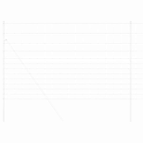 vidaXL Lauku žogs Pelēka 1.5 x 10 m Tērauds