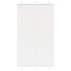 vidaXL kroku žalūzija balta 120x200 cm auduma platums 119,4 cm