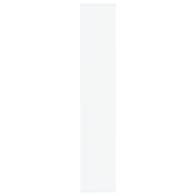 vidaXL apavu skapis, balts, 54x34x183 cm, kokskaidu plāksne
