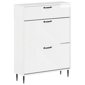 vidaXL Apavu skapis HAARLEM 78 x 24 x 103 cm Inženierijas koks