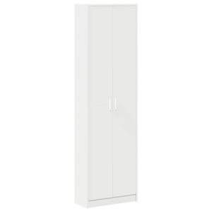 vidaXL Skapis Balts 55 x 25 x 189 cm Inženierijas koks