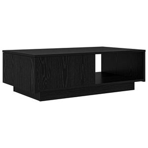 vidaXL Kafijas galdiņ&scaron; Melns ozolkoks 95 x 55 x 31 cm