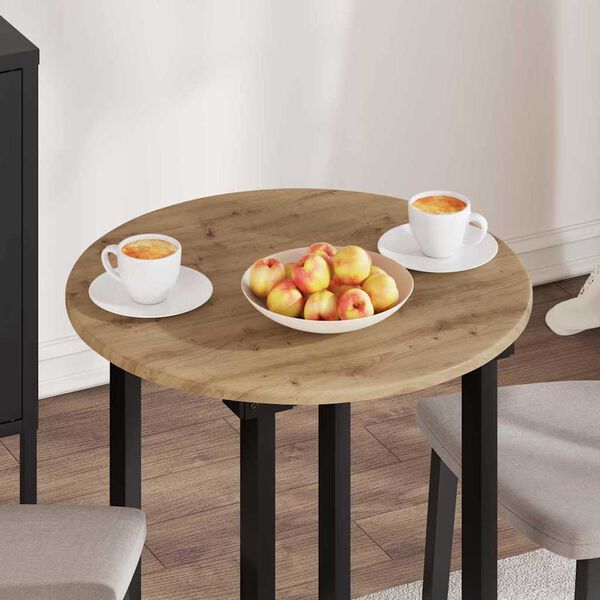 vidaXL Galda virsma amatnieku ozola 60 x 60 x 1,5 cm Inženierijas koks