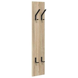 vidaXL Sienas pakaramais Sonomas ozola 20 x 1.5 x 100 cm
