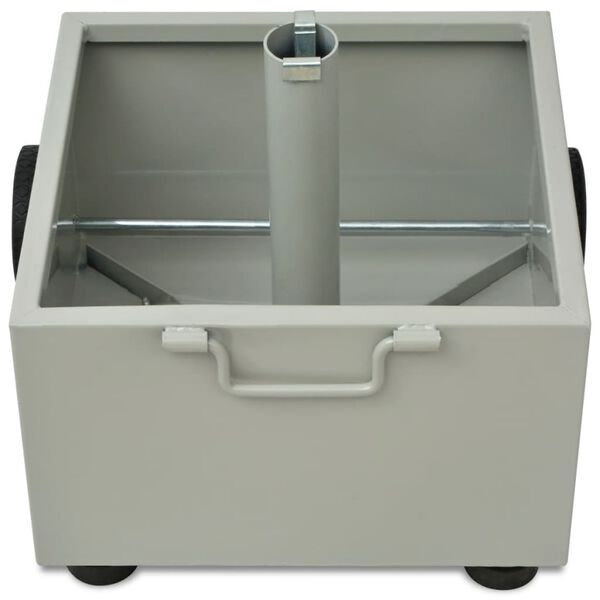 vidaXL āra saulessarga statīvs, augu kaste, pelēka