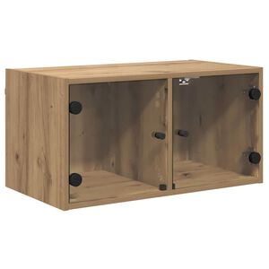 vidaXL Sienas skapis Artisānā ozols 68 x 37 x 35 cm Inženierijas koks