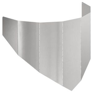 vidaXL Zāliena Apmale 100 x 45 cm Tērauds Sudraba