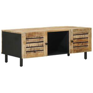 vidaXL Kafijas galdiņ&scaron; Dabiska 100 x 54 x 40 cm Cieta mango koksne