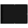 vidaXL balkona aizslietnis, melns, 75x800 cm, 100% poliestera oksforda
