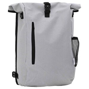 vidaXL Velosipēda soma Pelēka 31 x 13 x 58 cm Poliesters