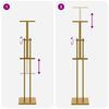 vidaXL Izstāžu stendi Zelts 26,5 x 26,5 x 150 cm Tērauds