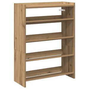 vidaXL apavu plaukts koka krāsā 60x25x81 cm inženierijas koks
