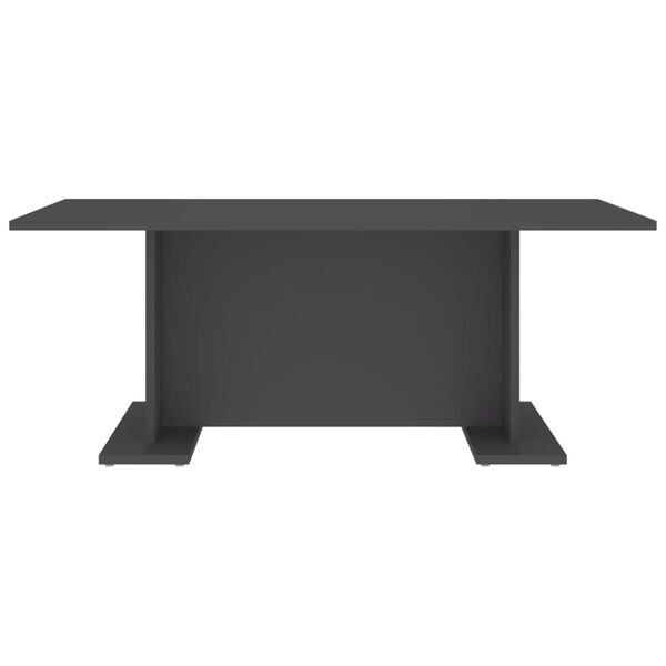 vidaXL kafijas galdiņš, pelēks, 103,5x60x40 cm, inženierijas koks