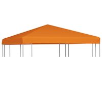 vidaXL nojumes jumta pārsegs, 310 g/m², 3x3 m, oranžs