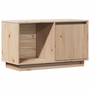vidaXL TV skapītis, 74x35x44 cm, priedes masīvkoks