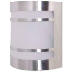 vidaXL āra sienas lampa, nerūsējo&scaron;ais tērauds