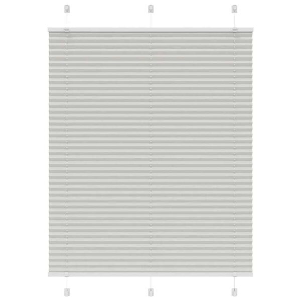 vidaXL kroku žalūzija gai&scaron;i pelēka 105x150 cm auduma platums 104,4 cm