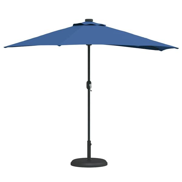 vidaXL Dārza parasols Azurblau 294 x 150 x 224 cm audums