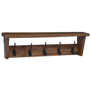 vidaXL Vezums Brūna 50 x 10 x 14 cm Cieta mahagona koks
