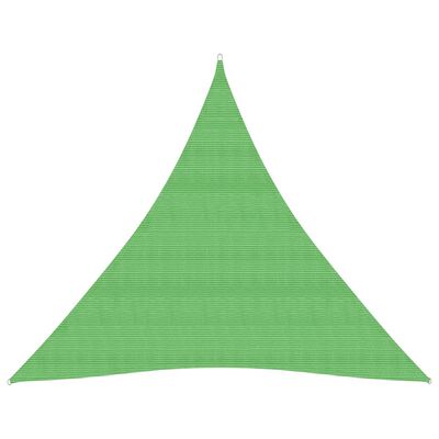 vidaXL saulessargs, 160 g/m², gaiši zaļš, 4,5x4,5x4,5 m, HDPE