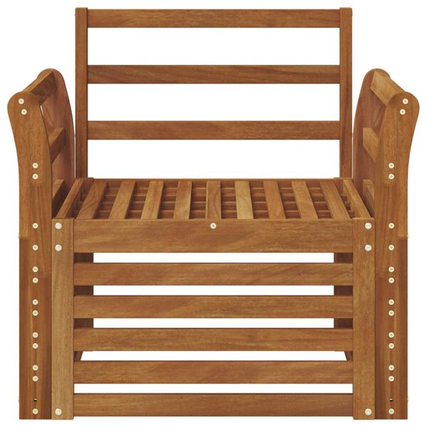 vidaXL Āra dīvānu komplekts Dabiska 75,5 x 63 x 73 cm