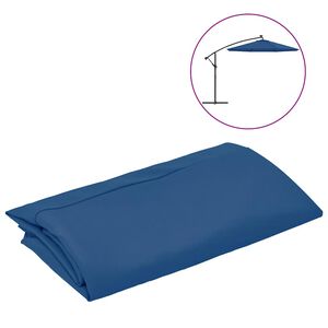 vidaXL saulessarga rezerves audums, debeszils, 300 cm