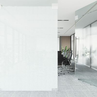 vidaXL loga plēve, matēta, caurspīdīga, 45x1000 cm, PVC