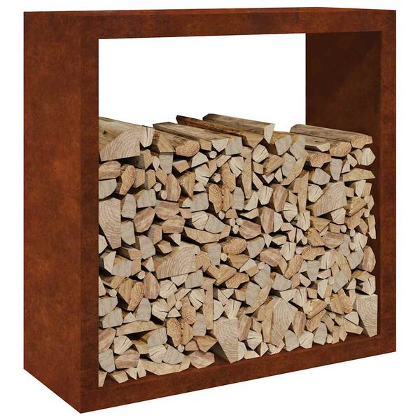 vidaXL Malkas plaukts 100x40x100 cm laikapstākļiem izturīgs tērauds