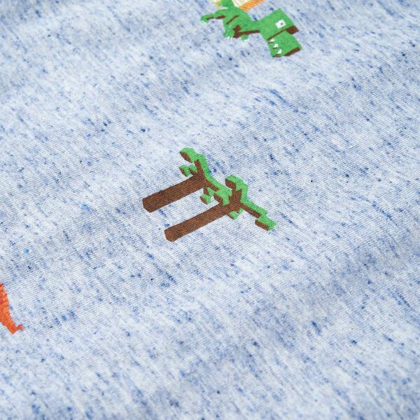 Bērnu T-krekls, raibi zils, 92